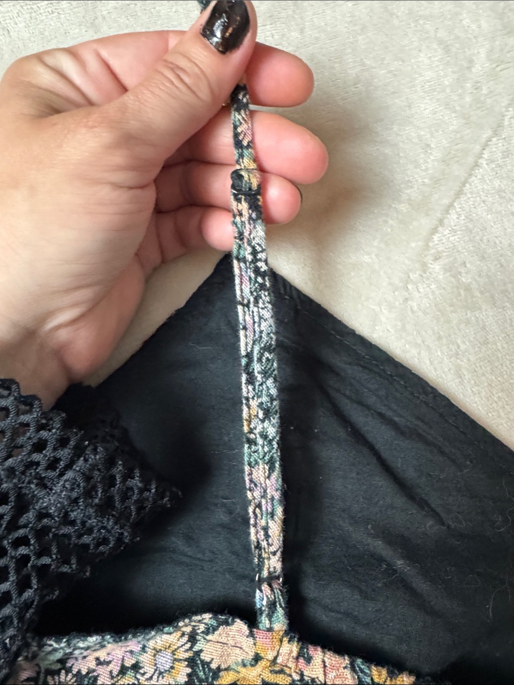 Floral Button-Front Cami - Picture 11 of 11